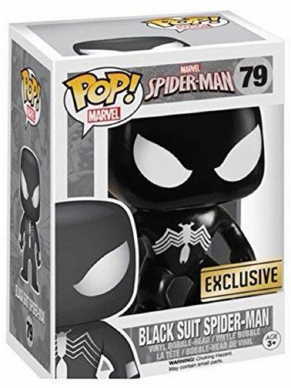 *New* Funko Pop Marvel Black Suit Spider-Man #79 2015 Walgreens Exclusive